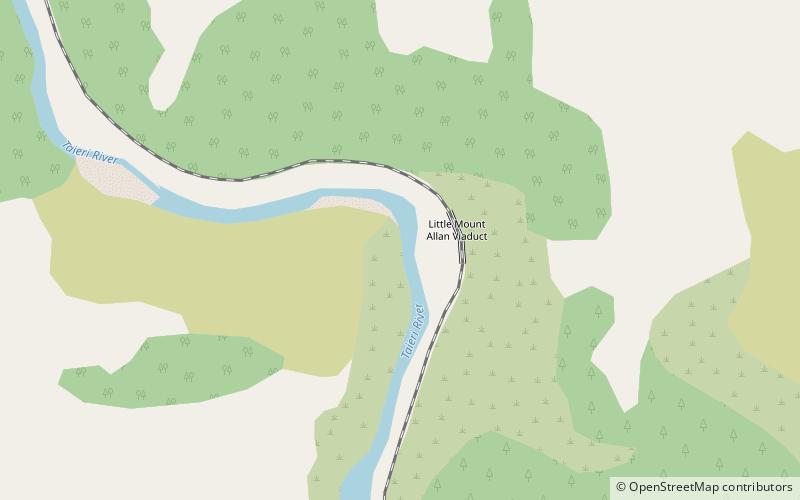 Taieri Gorge location map
