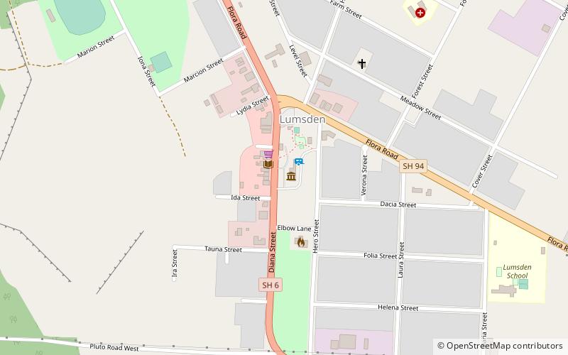 Lumsden Heritage Trust location map