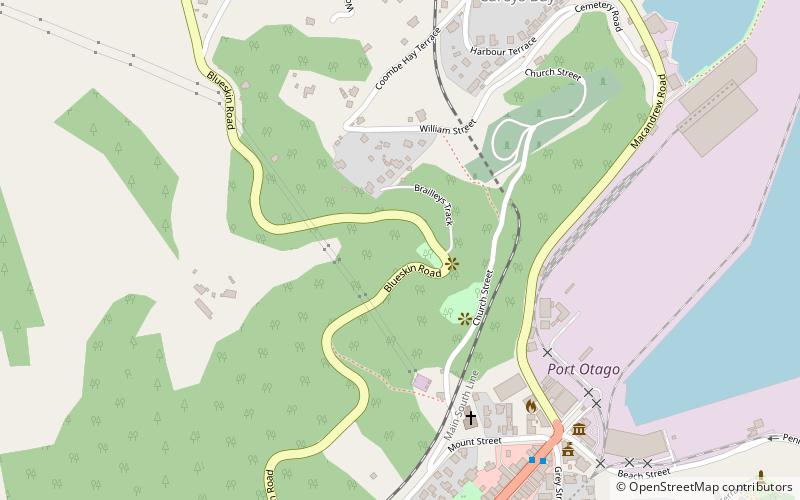 scott memorial port chalmers location map