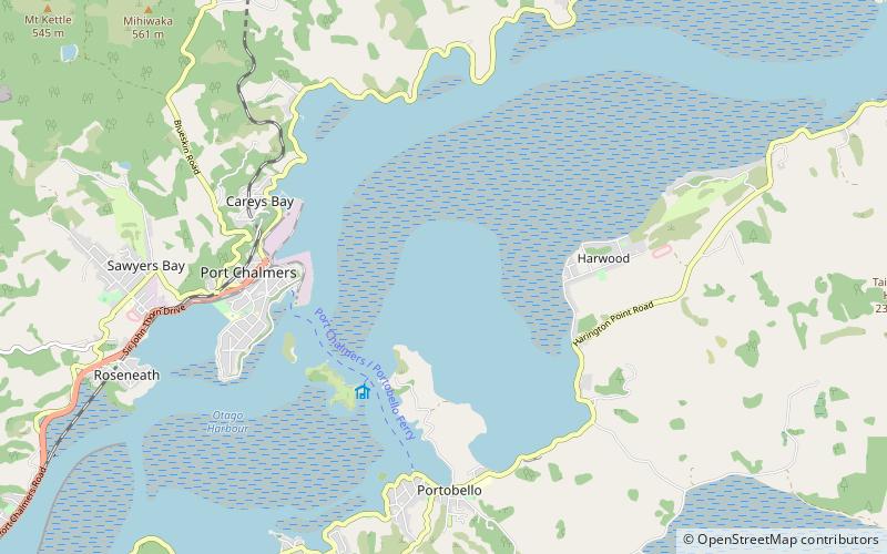 Otago Harbour location map