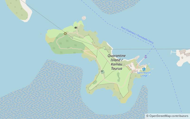 quarantine island kamau taurua location map