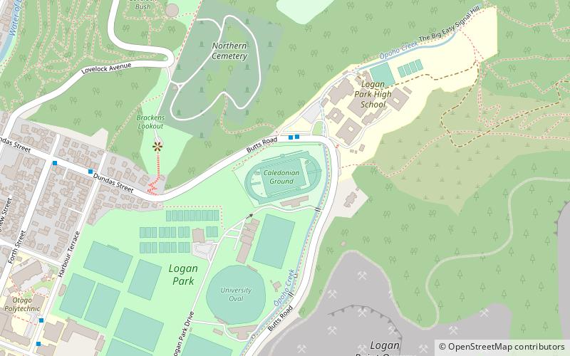 Caledonian Ground location map