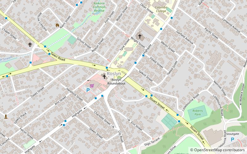 Roslyn Overbridge location map