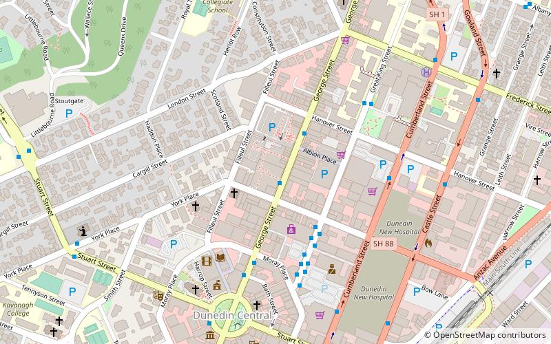 Meridian Mall location map