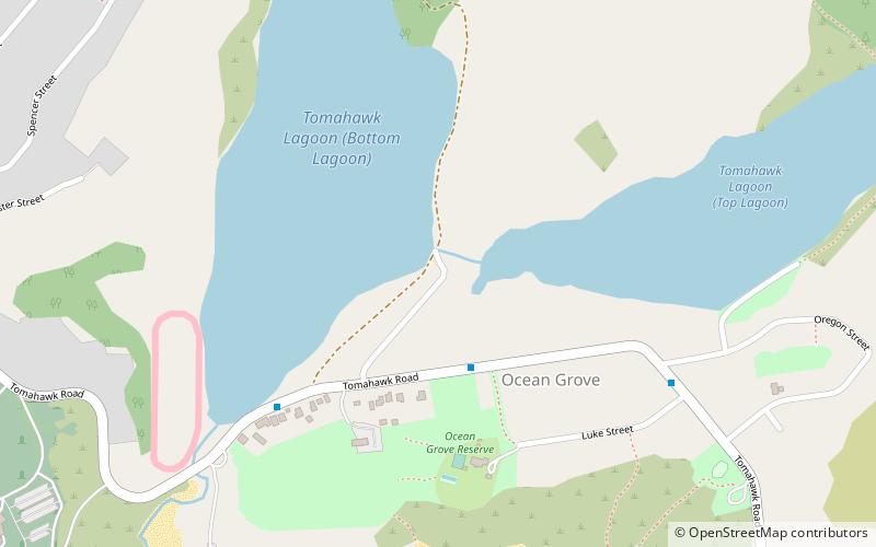 Tomahawk Lagoon location map