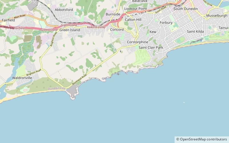 Tunnel Beach location map