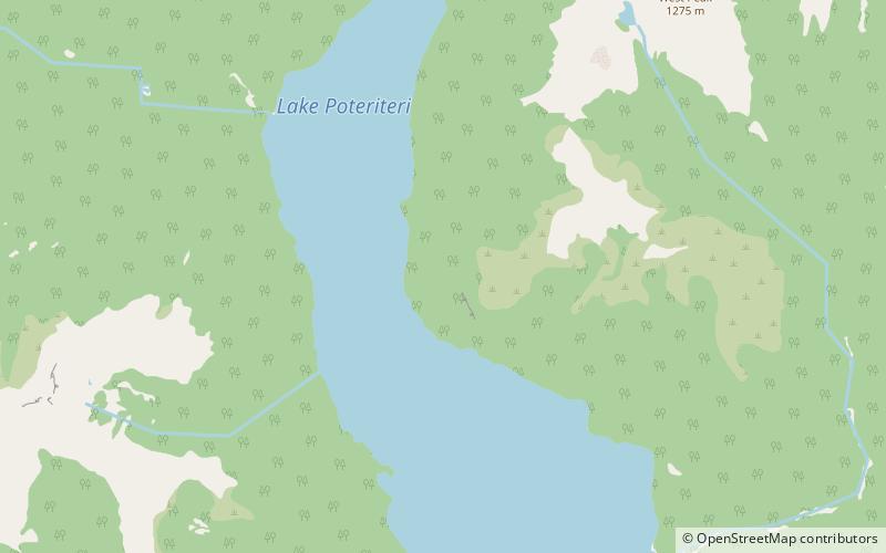 Lake Poteriteri location map