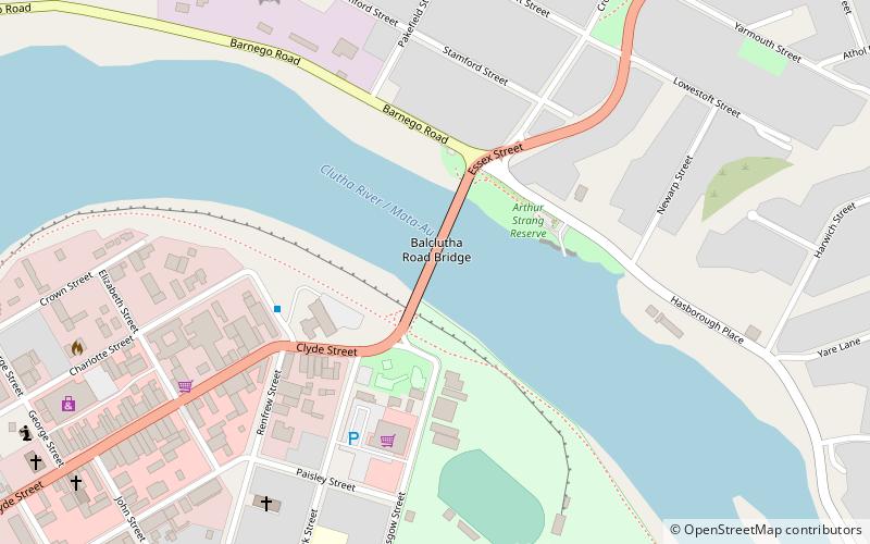Balclutha Road Bridge location map