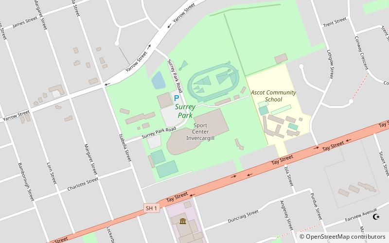 invercargill ilt velodrome location map