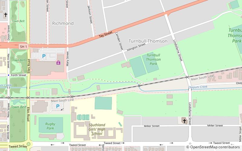Turnbull Thomson Park location map