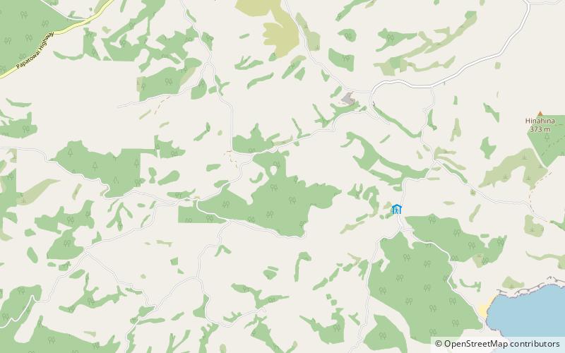 Purakaunui Falls location map