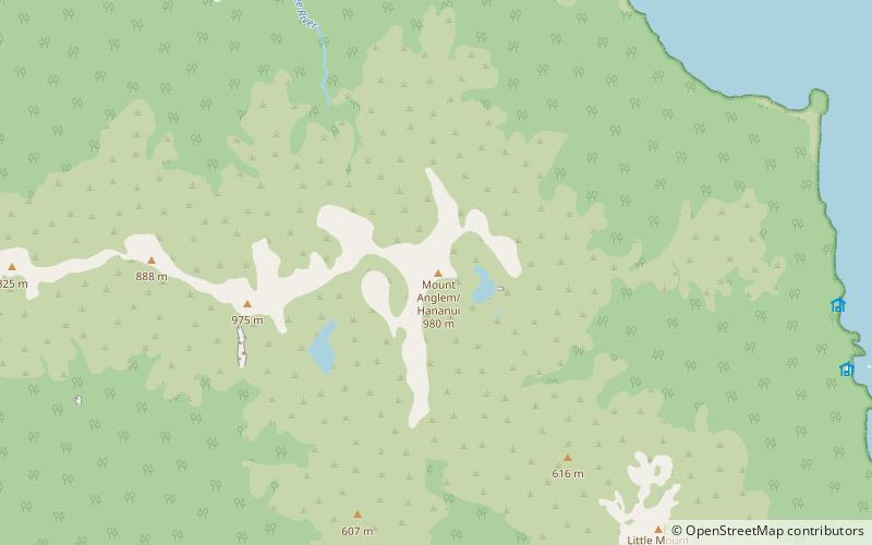 Mount Anglem location map