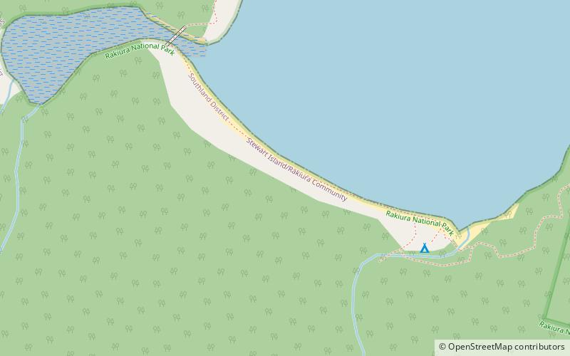 maori beach stewart island location map