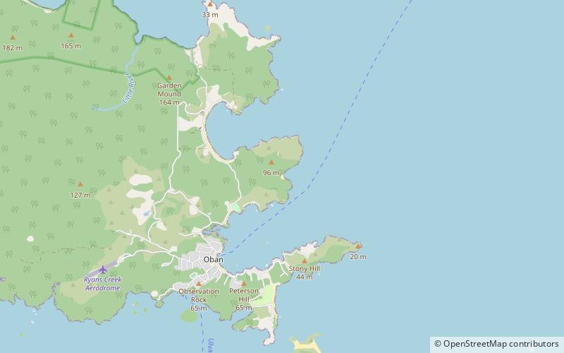 dead man beach stewart island location map