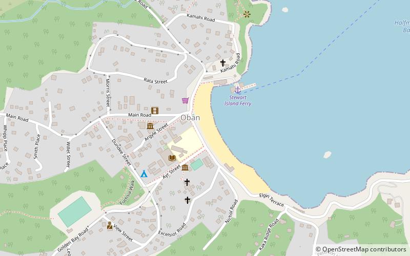 halfmoon bay memorial stewart island location map