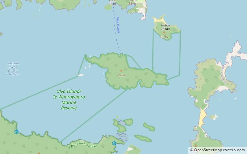Ulva Island location map