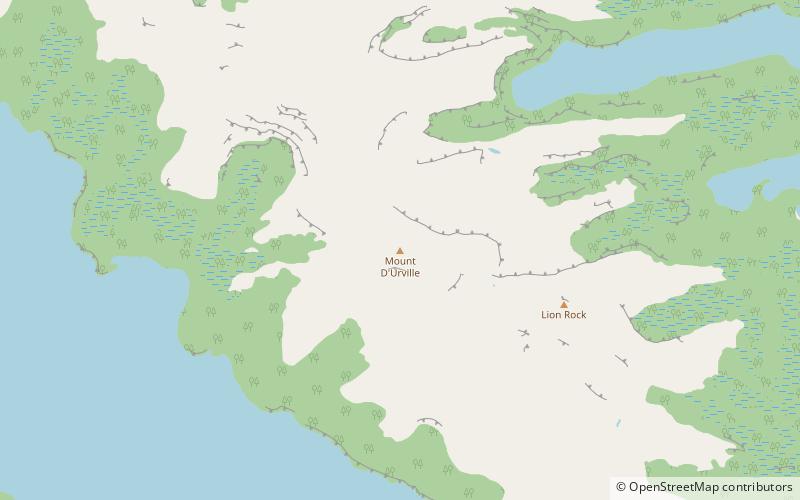 Mount D'Urville location map