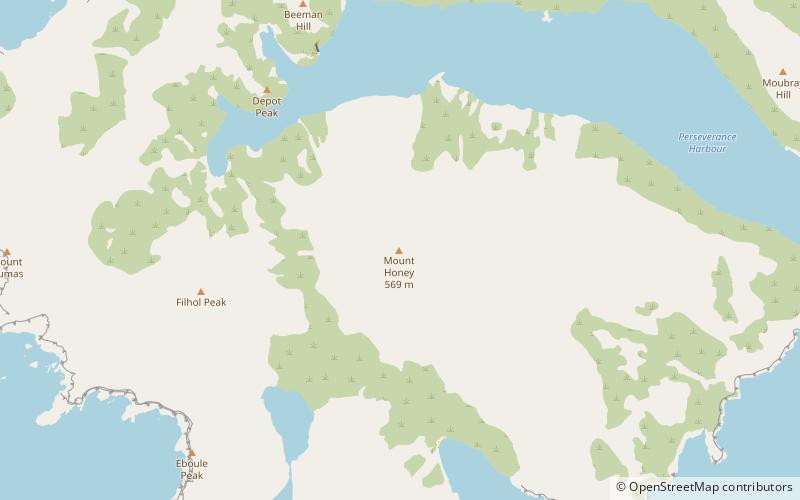Mount Honey location map