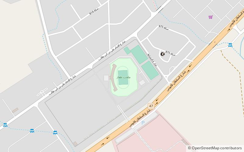 salalah sports complex location map