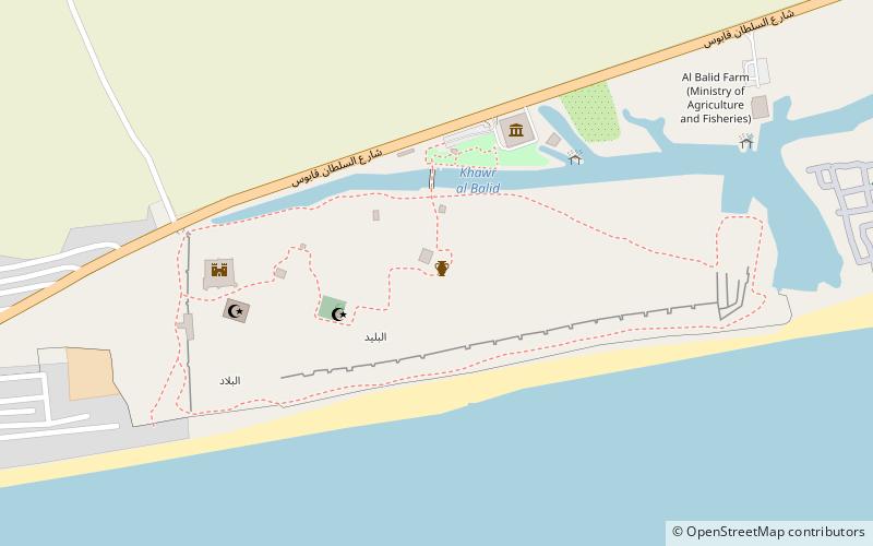 al baleed archeological park salalah location map