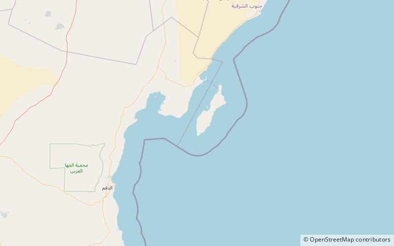 kalban masirah island location map