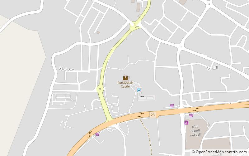 sunaysilah fort sur location map