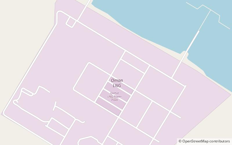 qalhat lng terminal location map