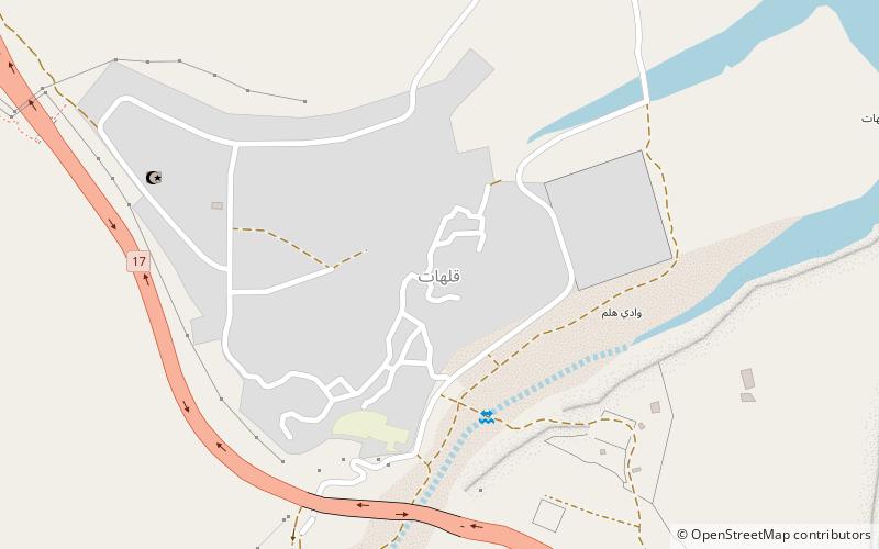 Qalhât location map