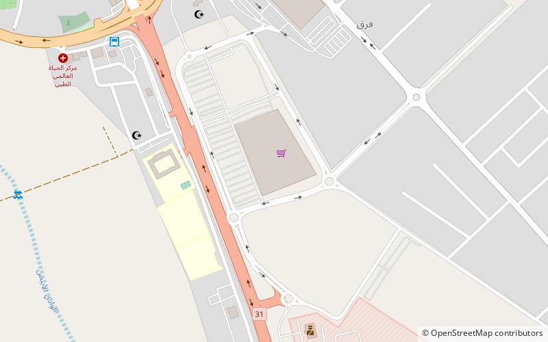 nizwa grand mall location map