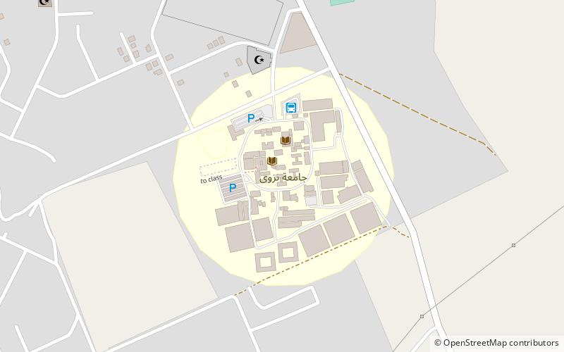 university of nizwa location map