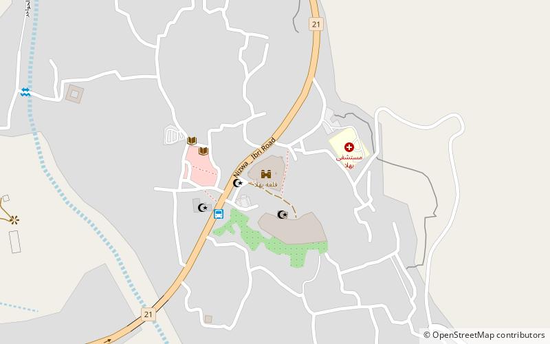 Fuerte de Bahla location map