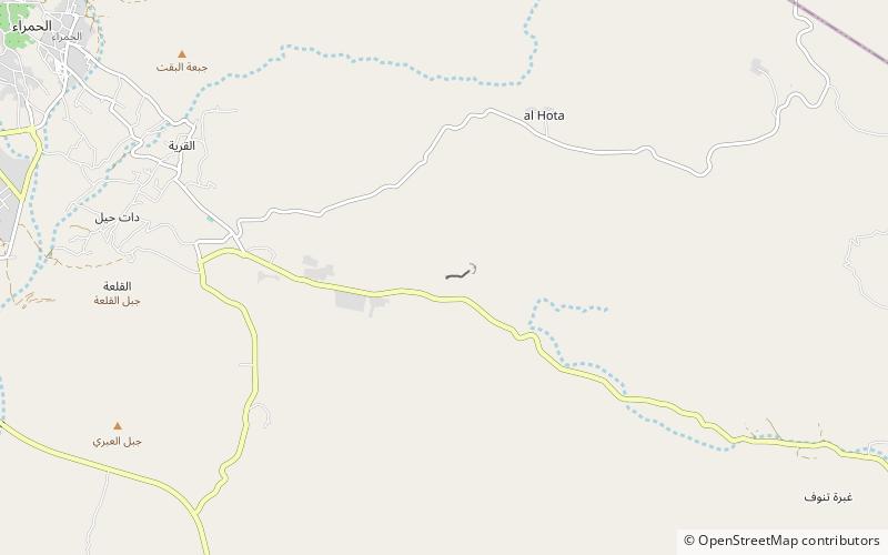 Al Hoota Cave location map