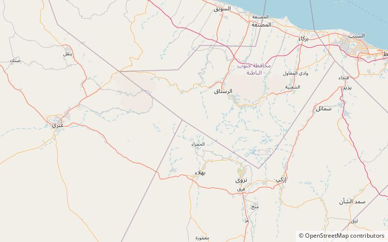 Djebel Shams location map