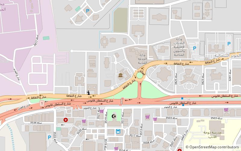 natural history museum muscat location map