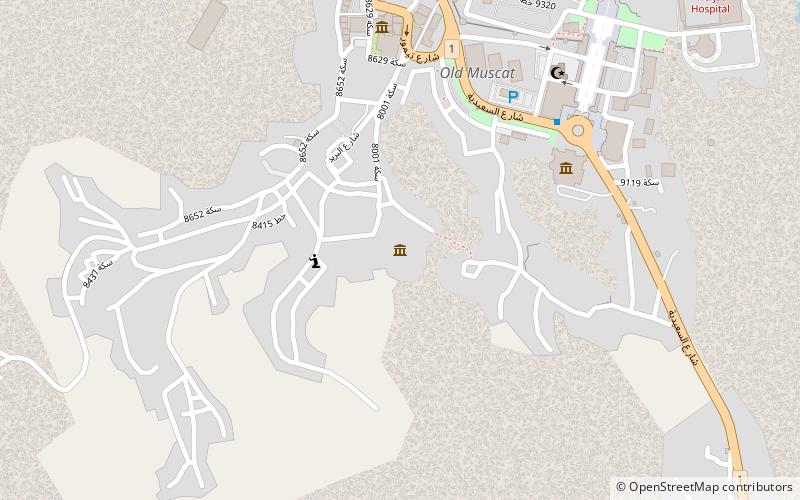 mathaf bayt az zubayr muscat location map