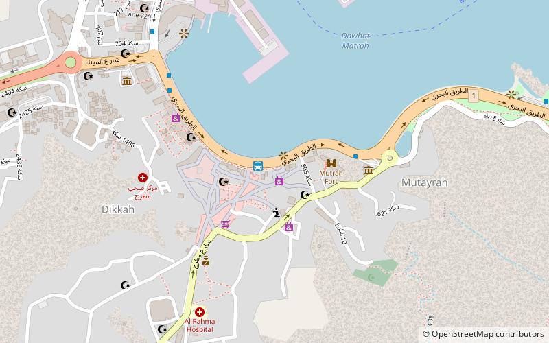 omani heritage gallery muscat location map