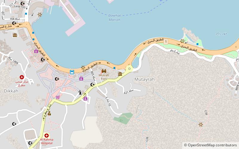 ghalyas museum of modern art muscat location map
