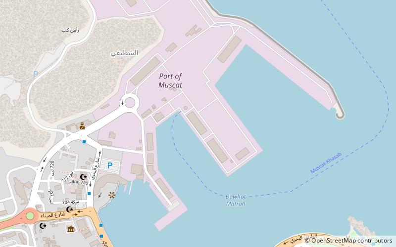 Port Sultan Qaboos location map