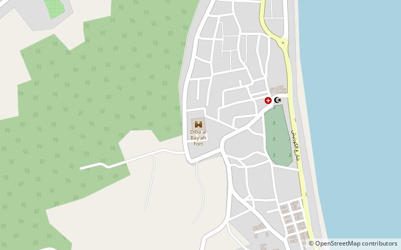 diba al bayah fort dibba location map