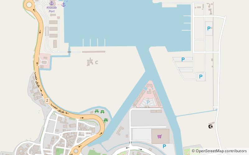 Port of Khasab location map