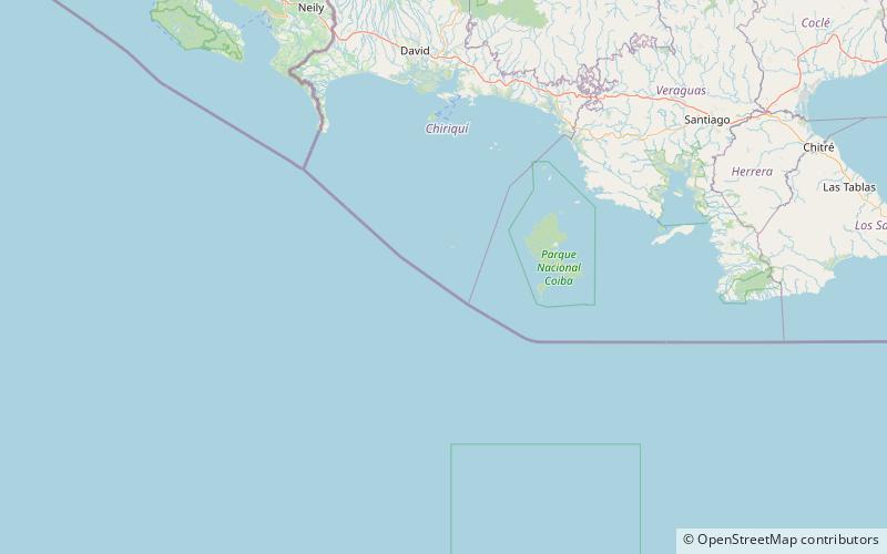 Parque nacional marino Golfo de Chiriquí location map