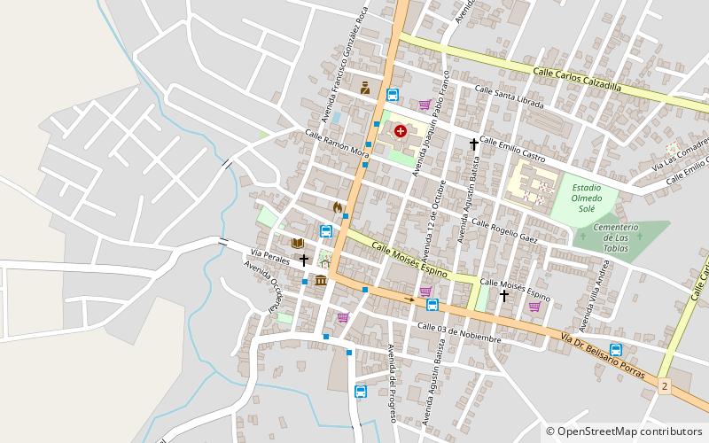 Las Tablas location map