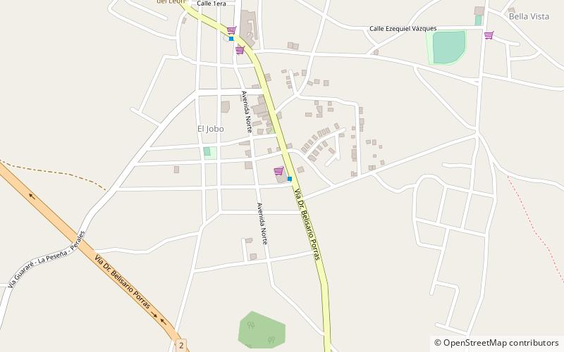 Guararé location map