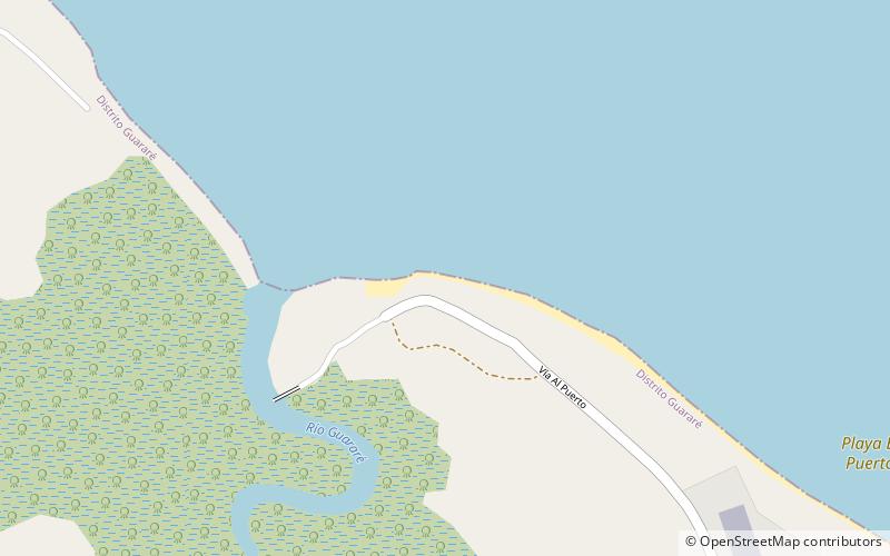 el puerto de guarare location map