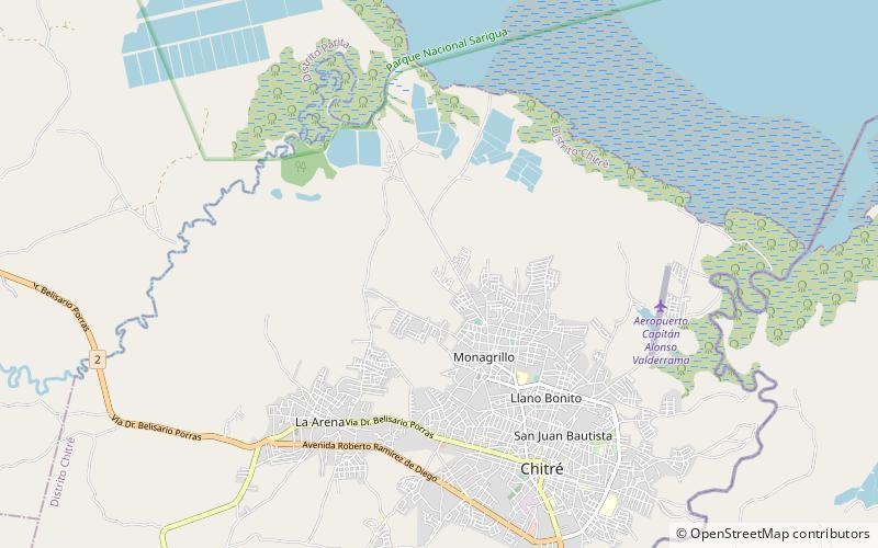 Monagrillo Archaeological Site location map