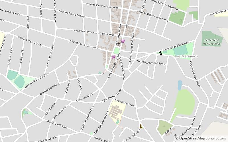 Distrito de Aguadulce location map