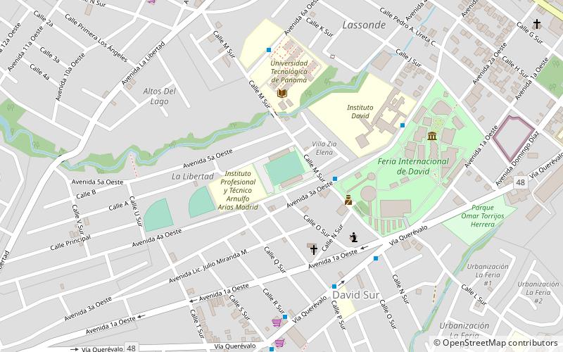 Estadio San Cristóbal location map