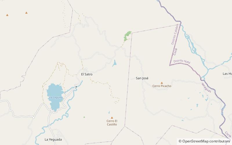 La Yeguada location map