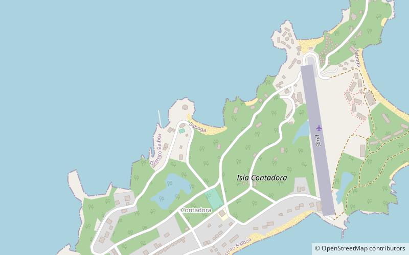 playa ejecutiva contadora island location map