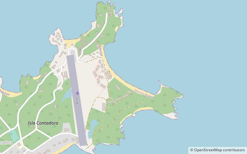 playa larga contadora island location map